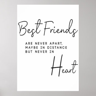 Beste vrienden cadeau voor haar poster