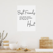 Beste vrienden cadeau voor haar poster (Keuken)