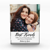 Beste Vrienden Cadeau voor Vrienden Fotoblok (Voorkant)