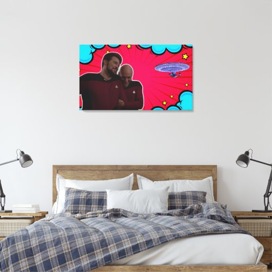 Beste vrienden canvas afdruk (Insitu (Slaapkamer))