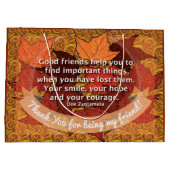 Beste vrienden, citaat large cadeautasje (Achterkant)