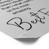 Beste vrienden die ideeën geven poster (Hoek)