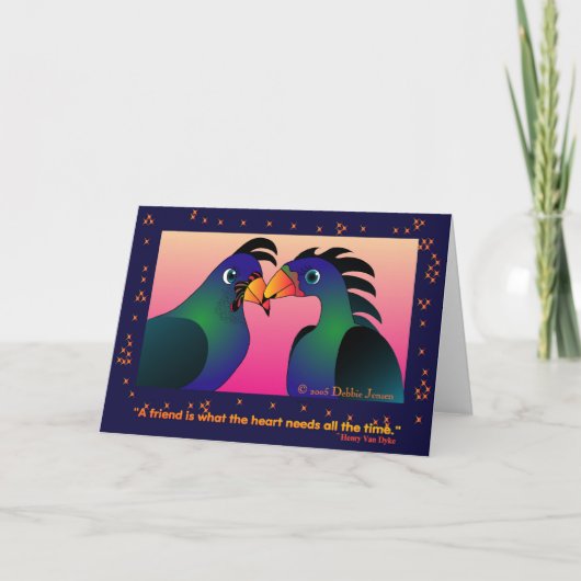 Beste Vrienden door Debbie Jensen Kaart (Voorkant)