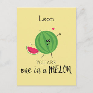 Beste Vrienden Een in een Miljoen Meloen Leuk Voed Briefkaart