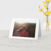 Beste Vrienden en een Zonsondergang Kaart (Gele Bloem)