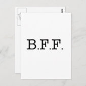 Beste vrienden Forever Briefkaart (Voorkant / Achterkant)