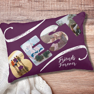 Beste vrienden Forever Foto Collage BFF Cadeaubon Accent Kussen