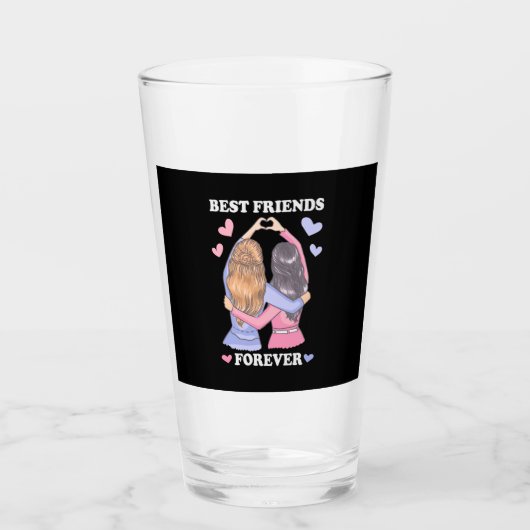 Beste vrienden Forever Glas (Voorkant)