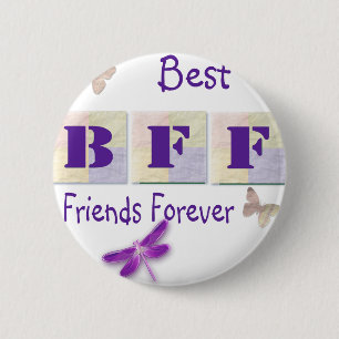 Beste vrienden Forever Ronde Button 5,7 Cm
