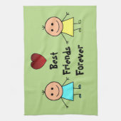 Beste vrienden Forever Theedoek (Verticaal)