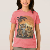 Beste vrienden Forever Tri-Blend Shirt (Voorkant)