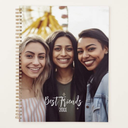 Beste Vrienden Foto BFF Besties Custom Afbeelding  Planner (Voorkant)