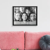 Beste Vrienden Foto Zwart-wit Canvas Afdruk (Insitu (Woonkamer))