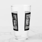 Beste Vrienden Foto Zwart-wit Glas (Links)