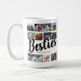 Beste vrienden Fotocollage Besties Koffiemok