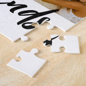 Beste Vrienden Fotocollage Gepersonaliseerd Legpuzzel (Zijkant)