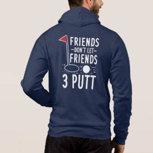 Beste vrienden Golfing Partners Funny Novelty Hoodie