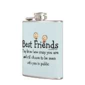 Beste vrienden heupfles (Links)