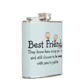 Beste vrienden heupfles (Rechts)