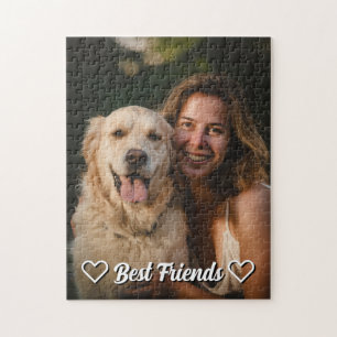 Beste vrienden huisdier foto op maat cadeau voor h legpuzzel
