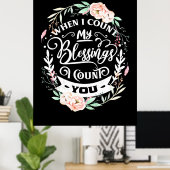 Beste vrienden, ik tel je poster (Thuiskantoor)