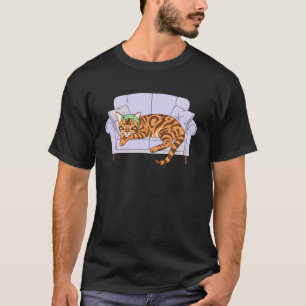 Beste vrienden kat en gekko t-shirt
