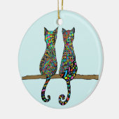 Beste vrienden keramisch ornament (Links)