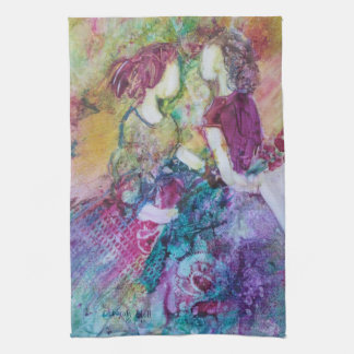 "Beste vrienden" keukenhanddoek