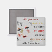 Beste vrienden magneet (Voorkant / Achterkant)