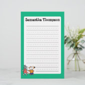 Beste vrienden Maisy en Dotty Hold Hands Briefpapier (Staand voorkant)