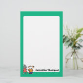 Beste vrienden Maisy en Dotty Hold Hands Briefpapier (Staand voorkant)