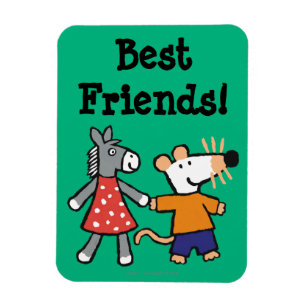Beste vrienden Maisy en Dotty Hold Hands Magneet