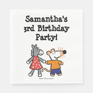 Beste vrienden Maisy en Dotty Hold Hands Servetten