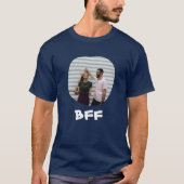 Beste vrienden met Forever BFF uploaden je vierkan T-shirt (Voorkant)