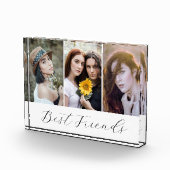 Beste Vrienden Moderne Vriendschap Fotocollage Fotoblokken (Rechts)
