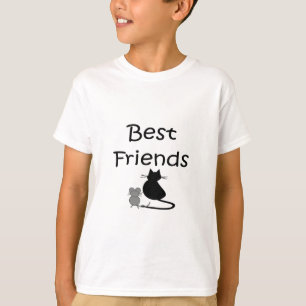 Beste vrienden — muis en kat t-shirt