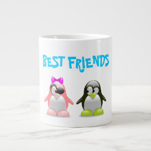"BESTE VRIENDEN" PENGUINES GROTE KOFFIEKOP