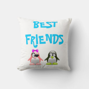 "BESTE VRIENDEN" PENGUINES KUSSEN