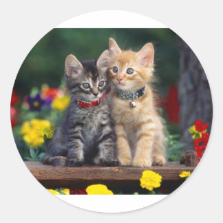 Beste vrienden ronde sticker