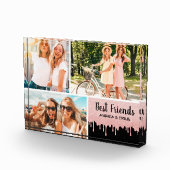 Beste vrienden Roze Glitter zet fotoblok aan (Rechts)