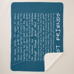 Beste vrienden sherpa deken