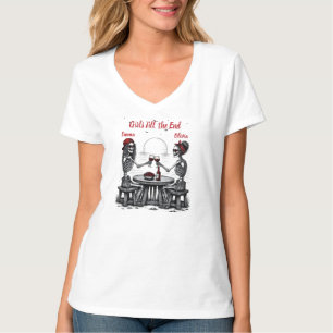 Beste Vrienden Skelet Koppel T-shirt