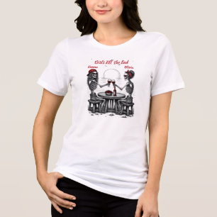 Beste Vrienden Skelet Koppel Tri-Blend Shirt