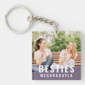 Beste vrienden van BFF Moderne Foto Sleutelhanger (Voorkant)