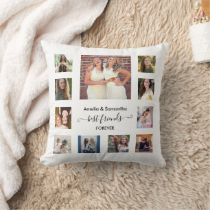 Beste Vrienden Voor Altijd 11 Foto Collage BFF Kussen