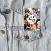 Beste vrienden voor altijd | Aangepaste 4-foto col Button (Insitu)