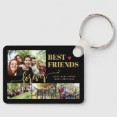 Beste vrienden voor altijd, aangepaste foto-collag sleutelhanger (Voorkant)