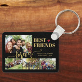Beste vrienden voor altijd, aangepaste foto-collag sleutelhanger (Voorkant)