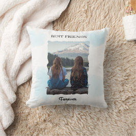 Beste Vrienden Voor Altijd Aangepaste Foto Kussen
