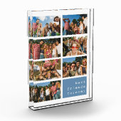 Beste vrienden voor altijd Blue Collage Fotoblokken (Links)